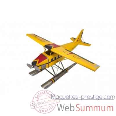 Avion hydroglisseur jaune gm Antic Line -SEB16128
