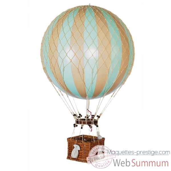 Ballon Jules Verne, montgolfiere menthe Decoration Marine AMF -AP168M