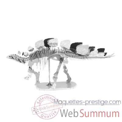 Maquette 3d en métal dinosaure stegosaure squelette 97 Metal Earth -5061100