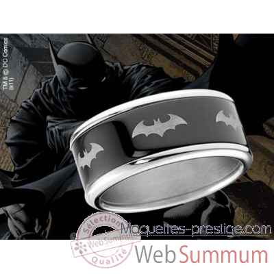 Batman - anneau coulissant noir Noble Collection -NNXT8302