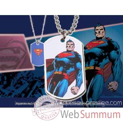 Dog tag superman debout Noble Collection -NNXT8367