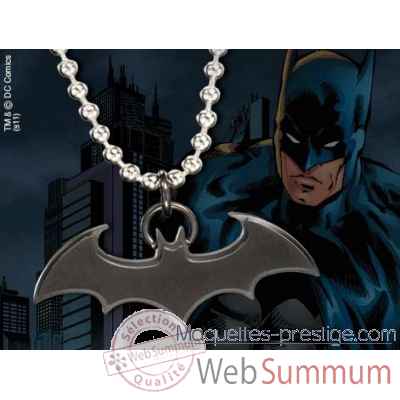 Pendentif embleme batman noir Noble Collection -NNXT8323
