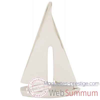 Voilier l. nickelé, h. 15,5 cm Produits marins Web Summum -0210